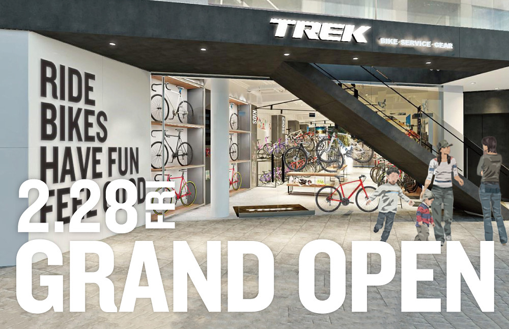 トレック直営店「TREK Bicycle 東京青山店」が2月28日にオープン