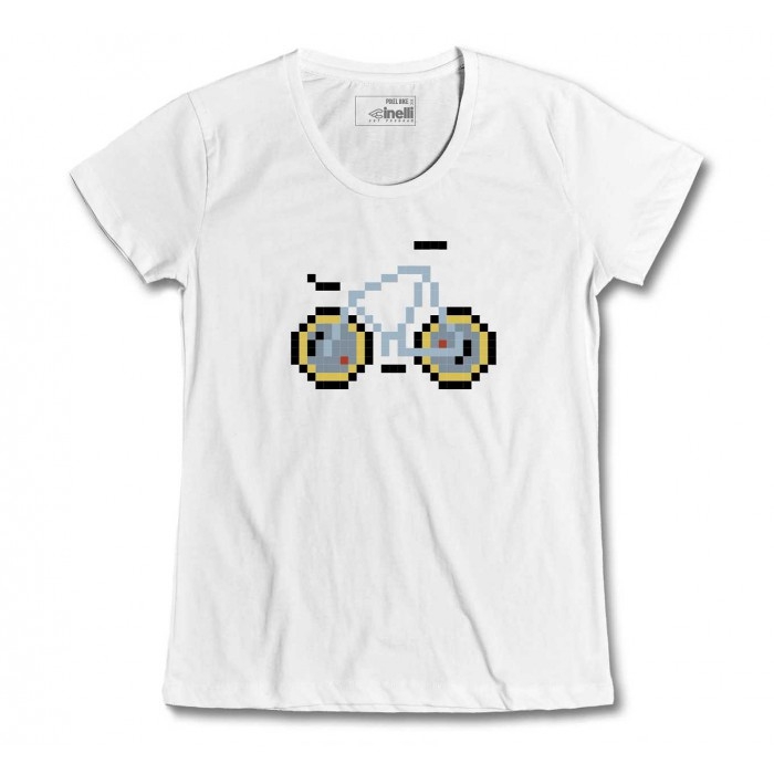 チネリ Pixel Bike 'Laser' Lady T-Shirt