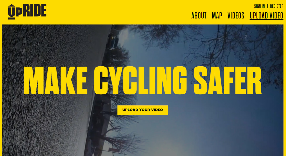 サイクリング中の事故と場所の共有サイト「UpRide.cc」