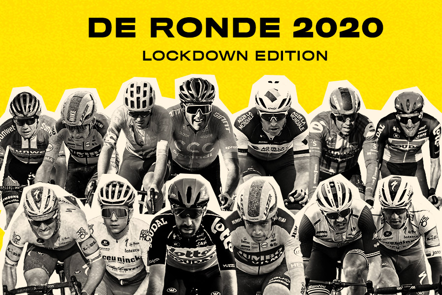 4月5日開催のバーチャルロンド「De Ronde 2020: Lockdown Edition」