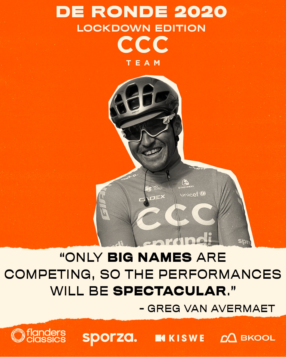 グレッグ・ファンアーヴェルマート (CCCチーム)「ビッグネームしか出ないレースは一大スペクタクルになるだろう」