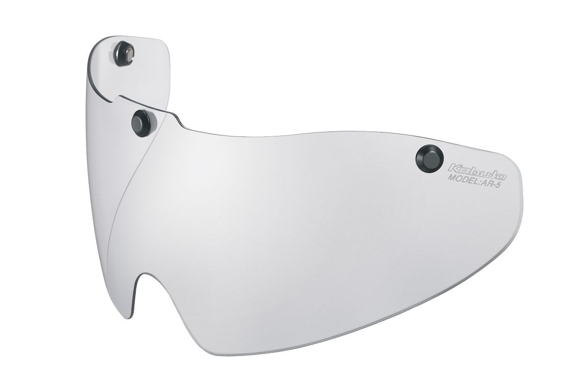 ライトスモークカラーのAR-5シールド(別売)もオプションで用意される