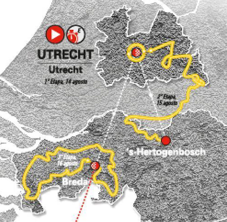 ブエルタ20のオランダスタート予定だった3ステージ