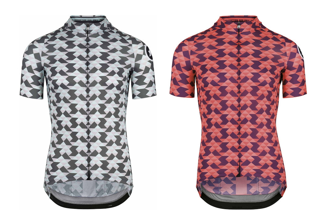 アソス DIAMOND CRAZY SS JERSY(Ice Gray、Solitaire Red)