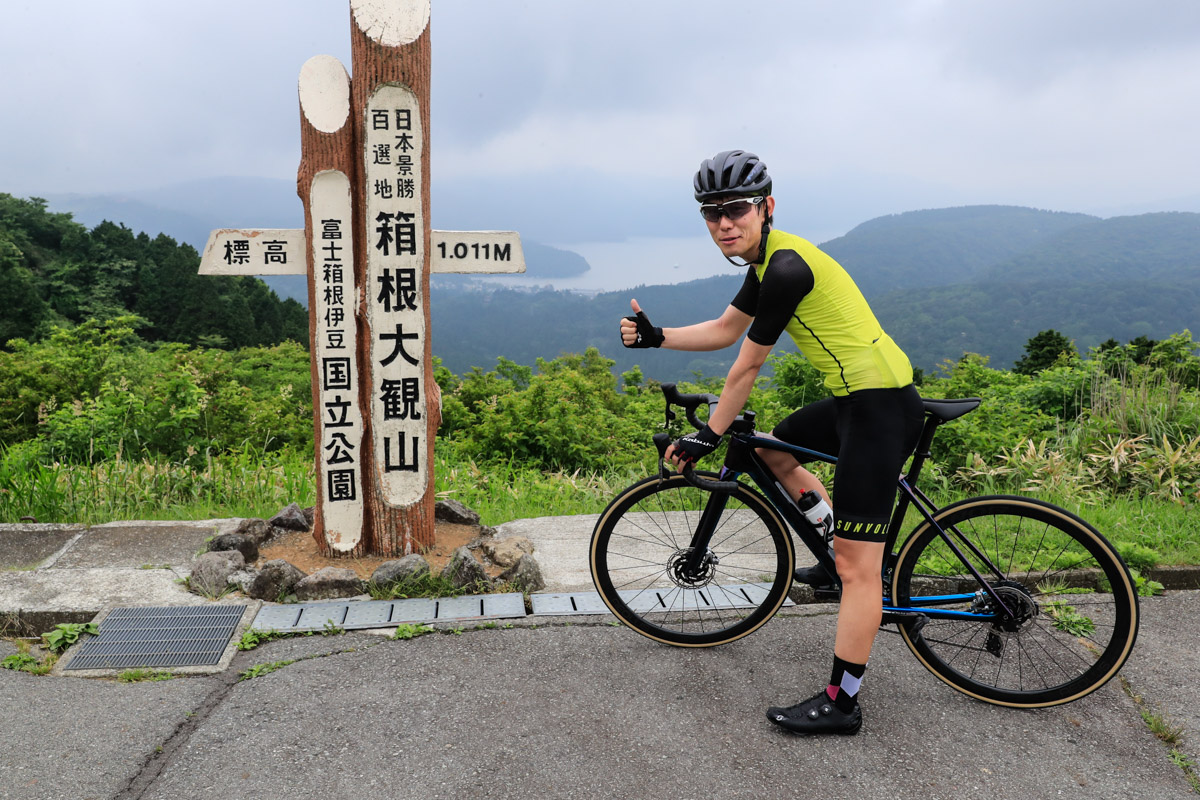 インプレッションは標高差1,000m以上の箱根・椿ラインヒルクライムで行った