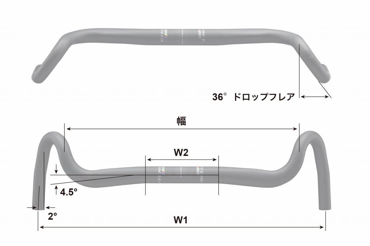 BEACON HANDLEBAR　サイズ