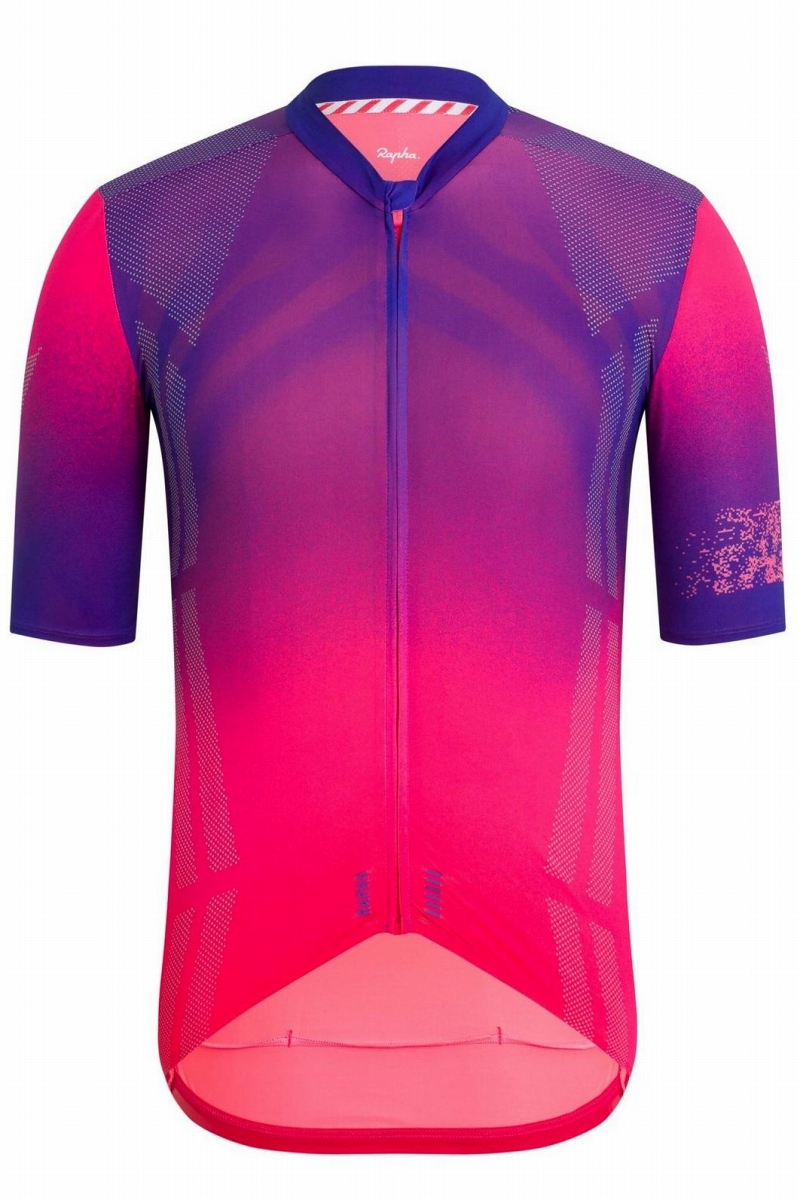 Rapha MEN'S PRO TEAM CRIT JERSEY(Black/Red)
