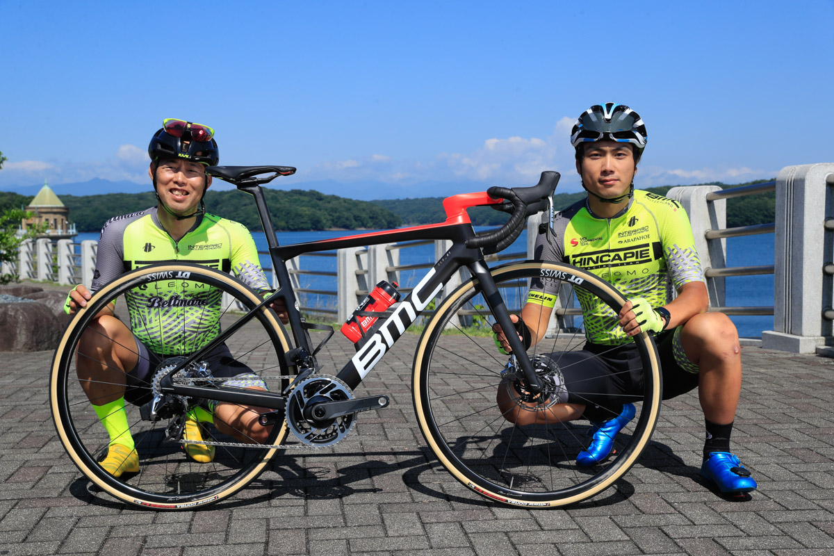 Hincapie LEOMO Bellmare Racing Teamの小畑郁、小山智也両選手がテストを行なった