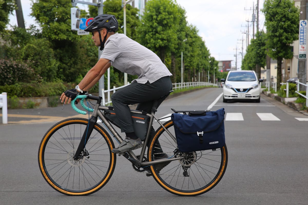 自転車通勤にオススメ ビジネスシーンでも使えるオルトリーブのパニア ...