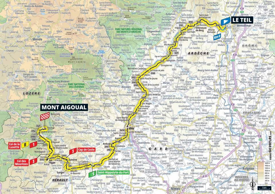 9月3日（木）第6ステージ　ル・テイユ〜モン・エグアル　191km