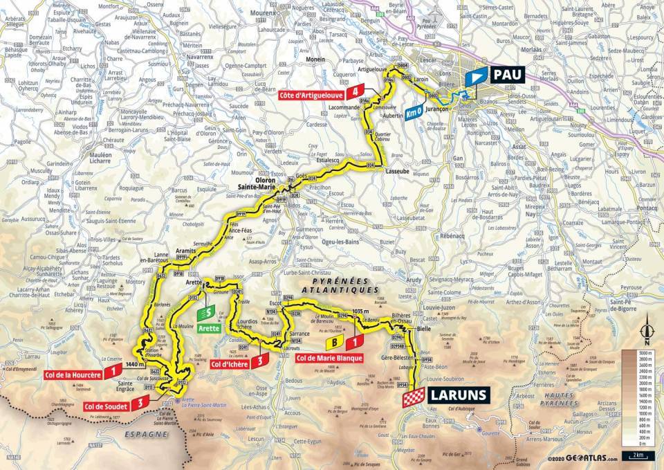 9月6日（日）第9ステージ　ポー〜ラランス　153km