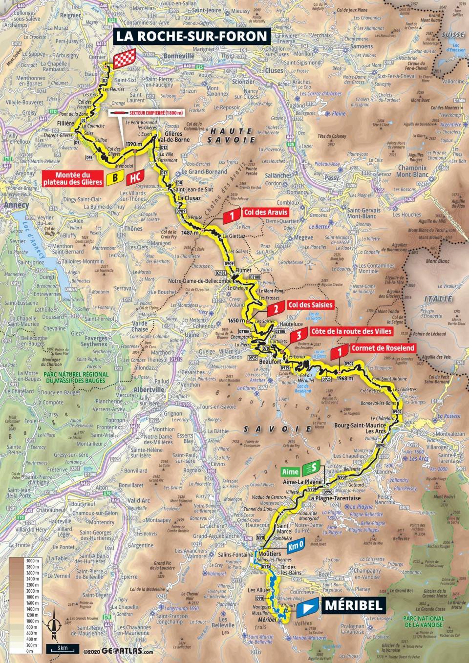 9月17日（木）第18ステージ　メリベル〜ラ・ロシュ＝シュル＝フォロン　175km