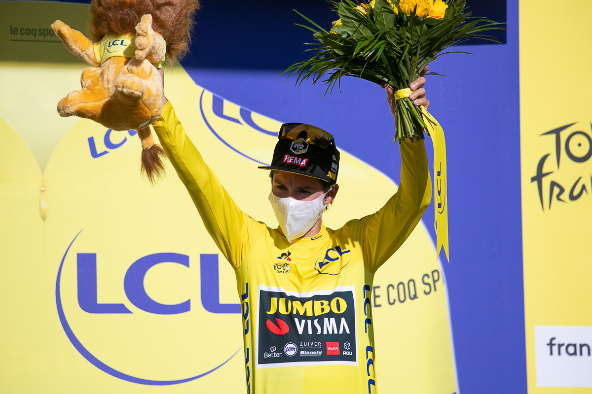 マイヨジョーヌを守ったプリモシュ・ログリッチ(スロベニア、ユンボ・ヴィスマ)