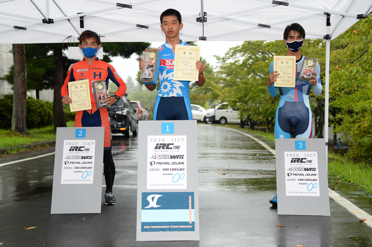 男子4kmインディヴィデュアル・パーシュート 表彰式