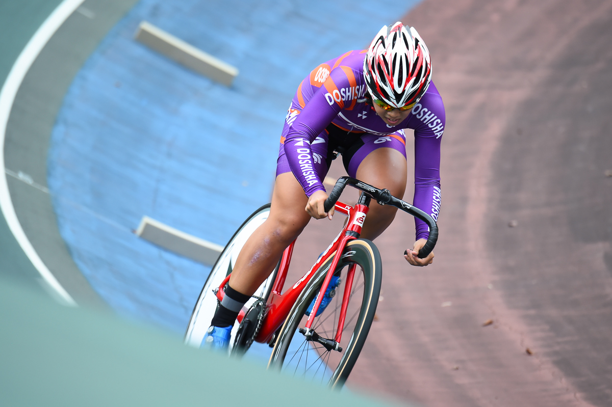 女子500mたイムトライアル 1位 松井優佳(同志社大学)