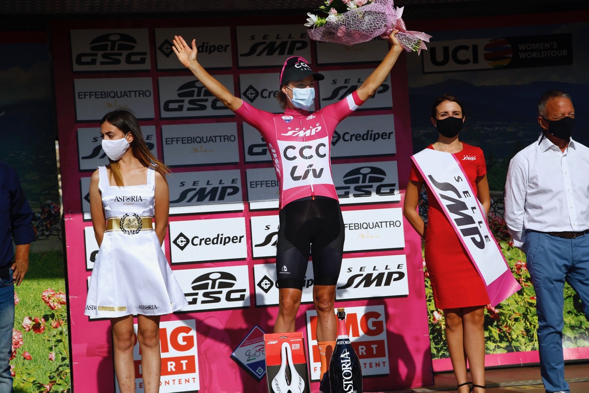 ポイント賞は区間3勝を挙げたマリアンヌ・フォス(オランダ、CCC・リブ)