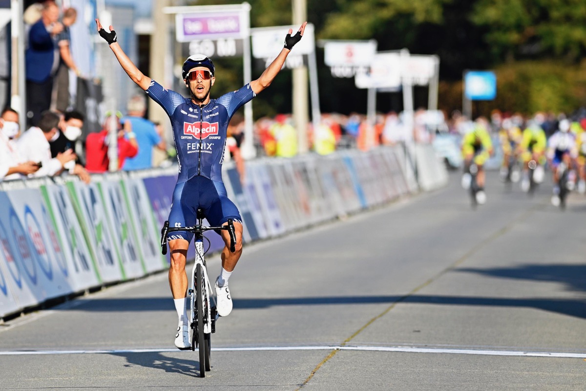 独走でベルギー選手権を制したドリス・デボント(アルペシン・フェニックス)