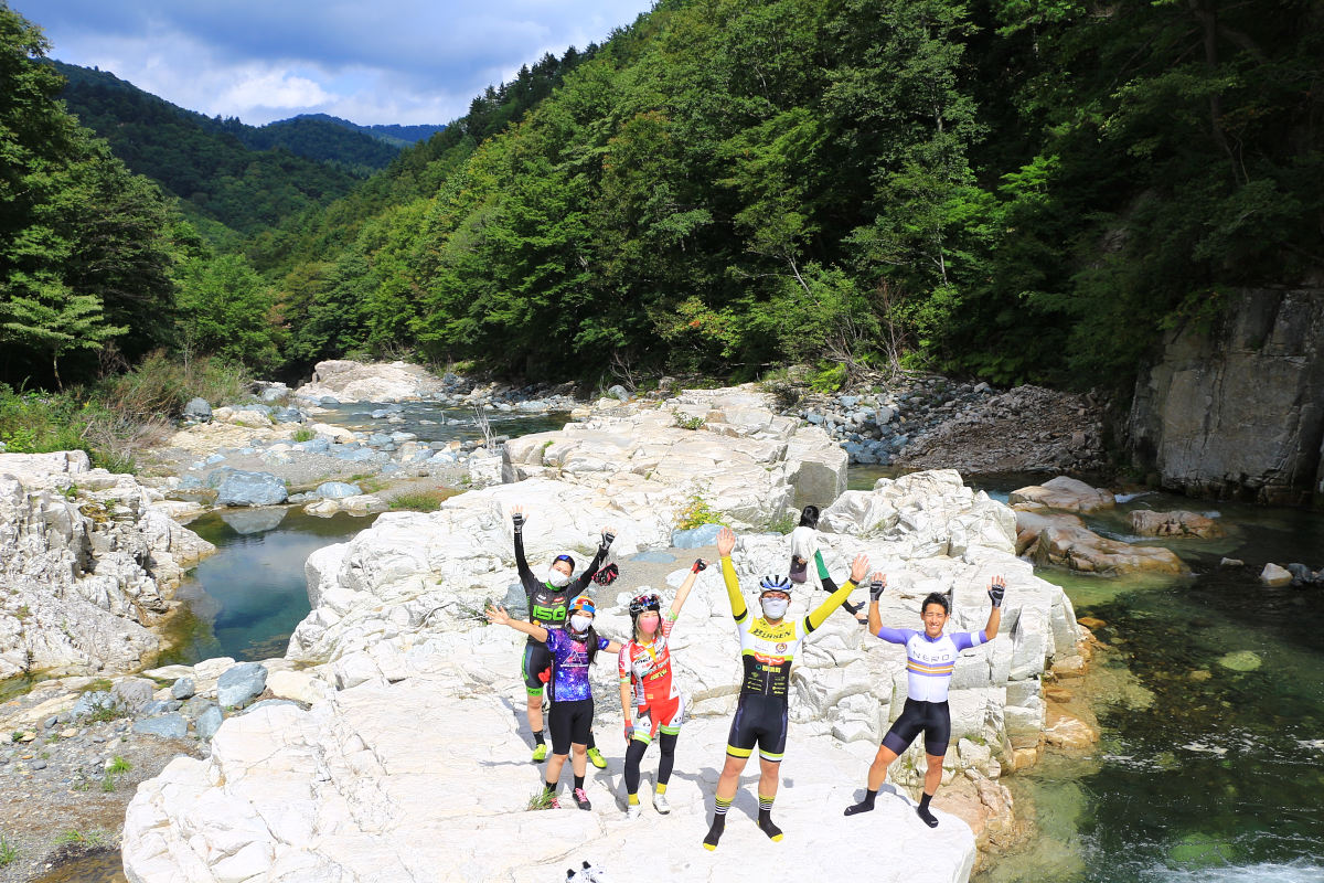 屏風岩付近は涼しくてとても気持ち良かった!