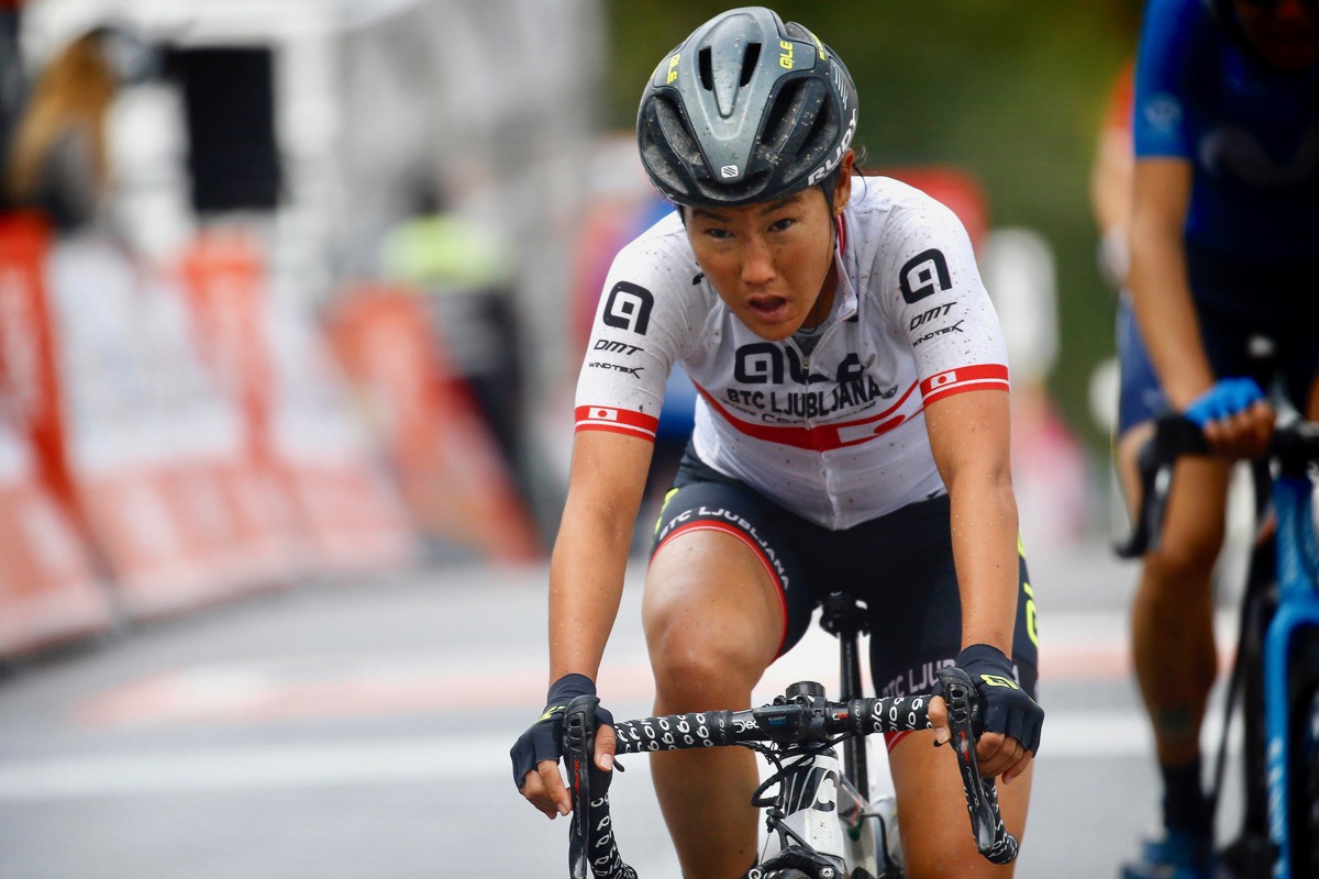 アシストとして動いた與那嶺恵理(アレ・BTCリュブリャナ)は50位でフィニッシュ