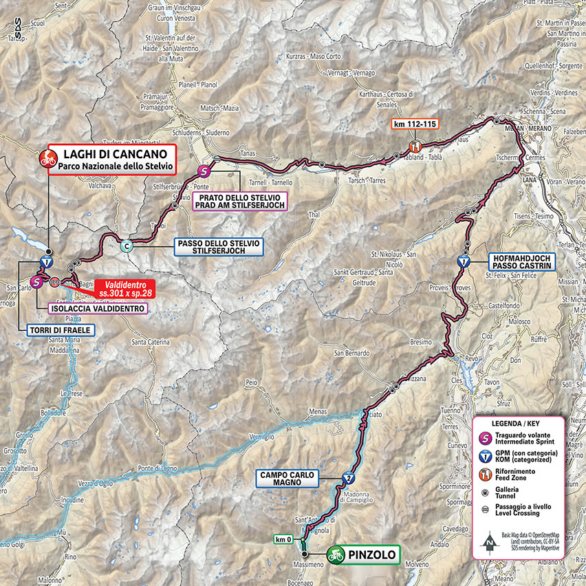 10月22日(木)第18ステージ ピンツォーロ〜ラーギ・ディ・カンカノ 207km(山頂)☆☆☆☆☆