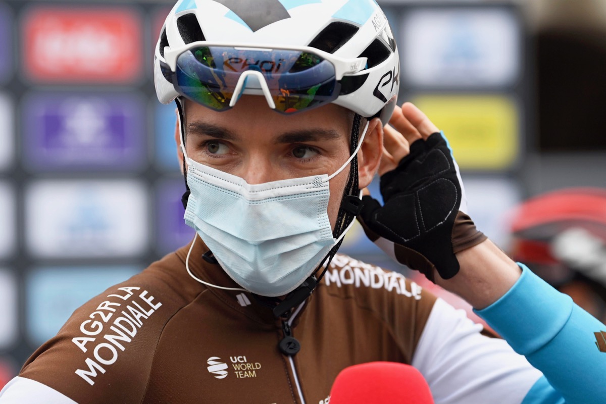 ツール・ド・フランスをリタイア後初レースに挑んだロマン・バルデ(フランス、アージェードゥーゼル)