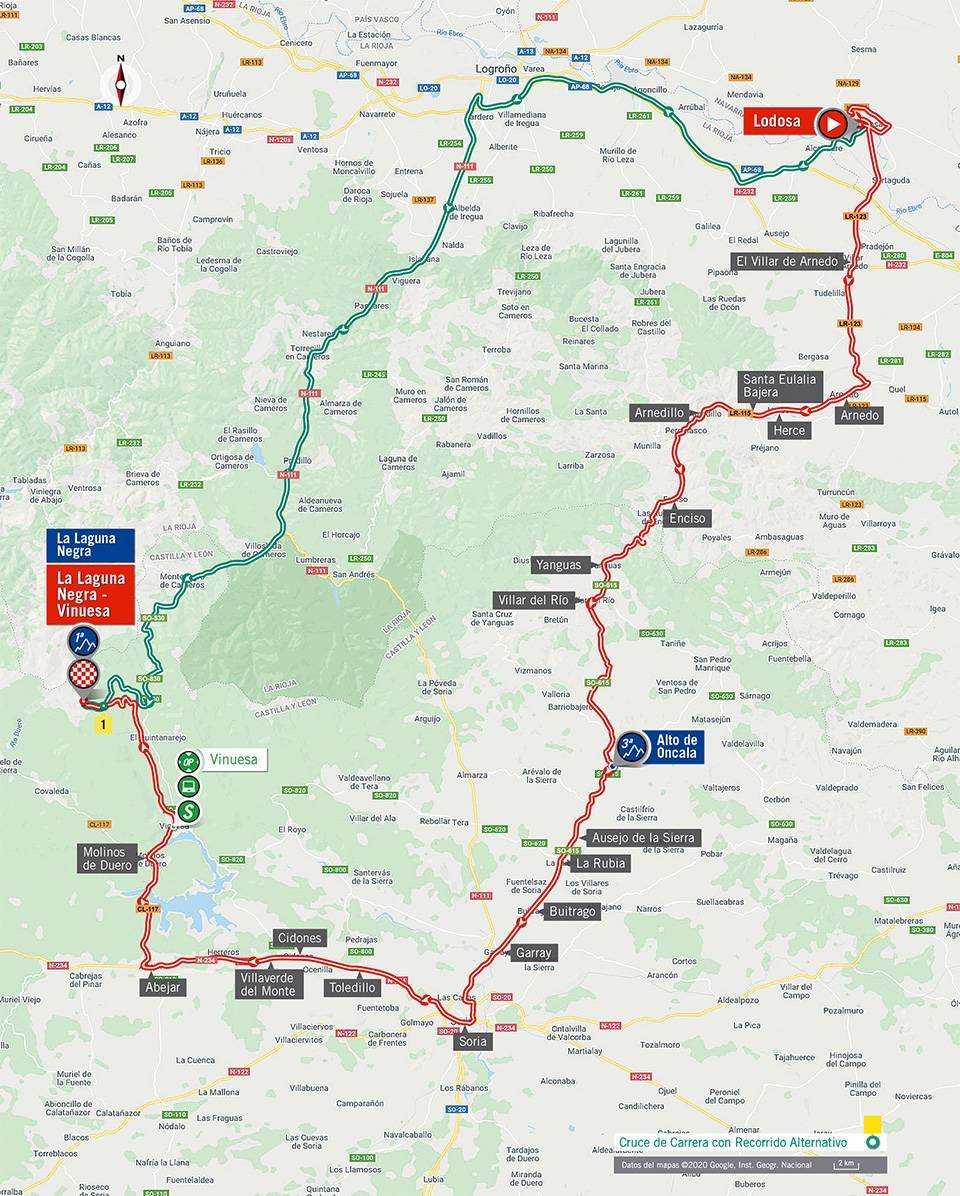 10月22日（木）第3ステージ　ロドサ〜ラ・ラグナ・ネグラ＝ビヌエサ　166.1km
