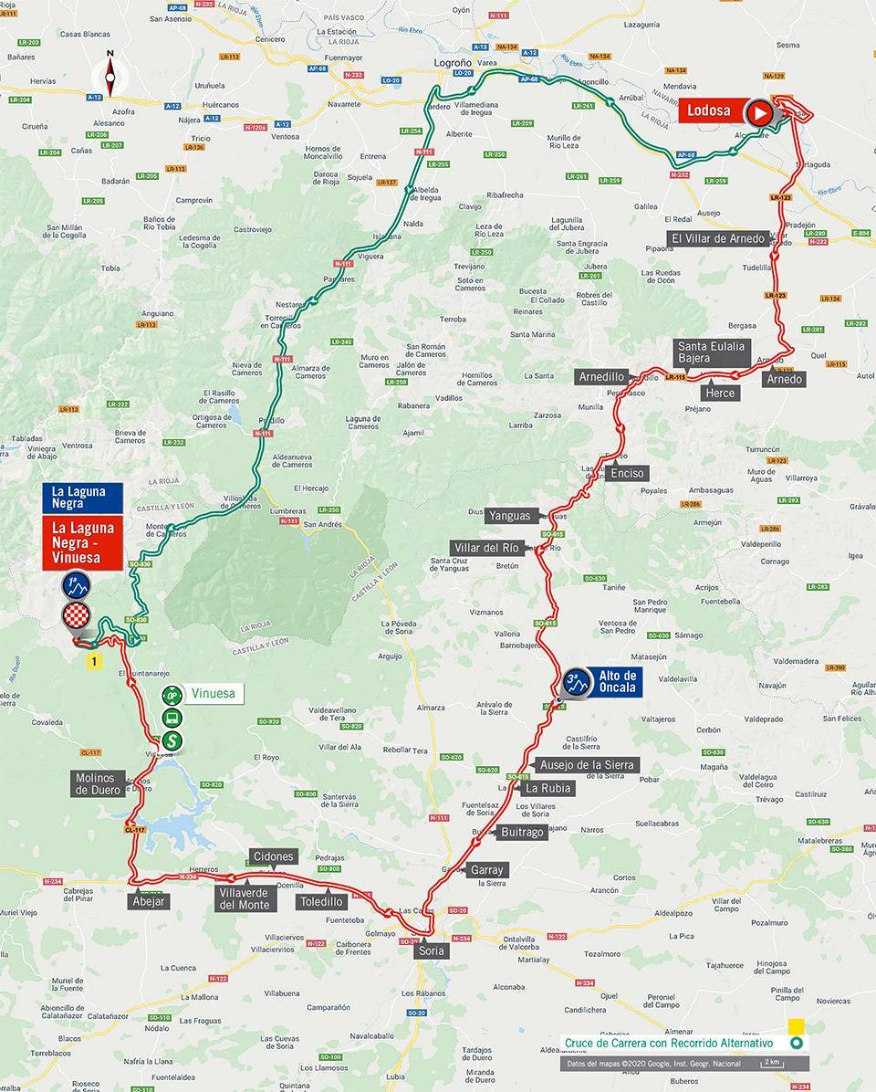 10月22日(木)第3ステージ ロドサ〜ラ・ラグナ・ネグラ=ビヌエサ 166.1km