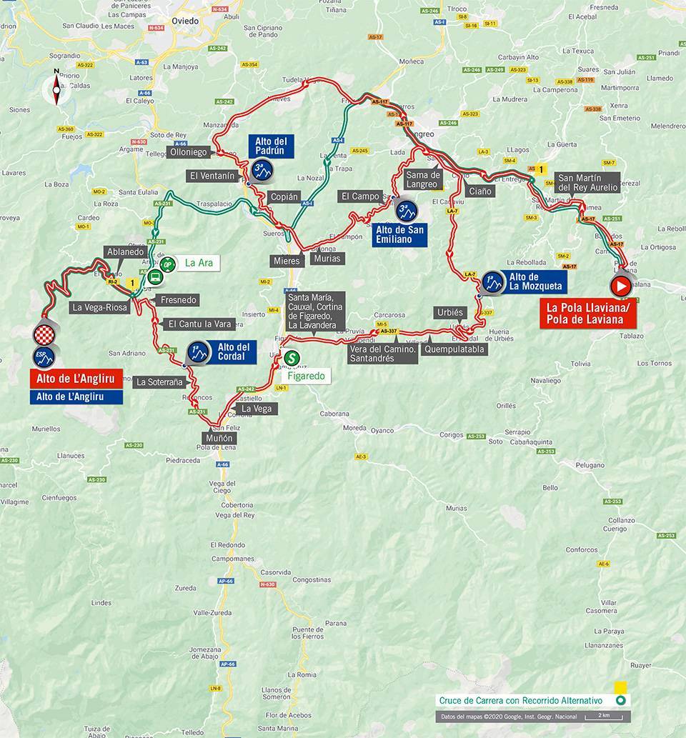 11月1日（日）第12ステージ　ポラ・デ・ラビアナ〜アルト・デ・ラングリル　109.4km