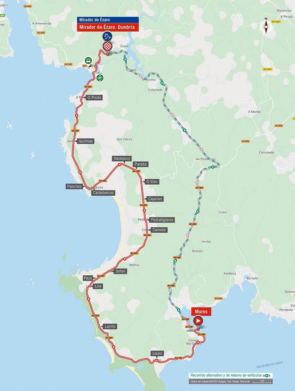 11月3日（火）第13ステージ　ムロス〜ミラドール・デ・エサロ、ドゥンブリア　33.7km（個人TT）