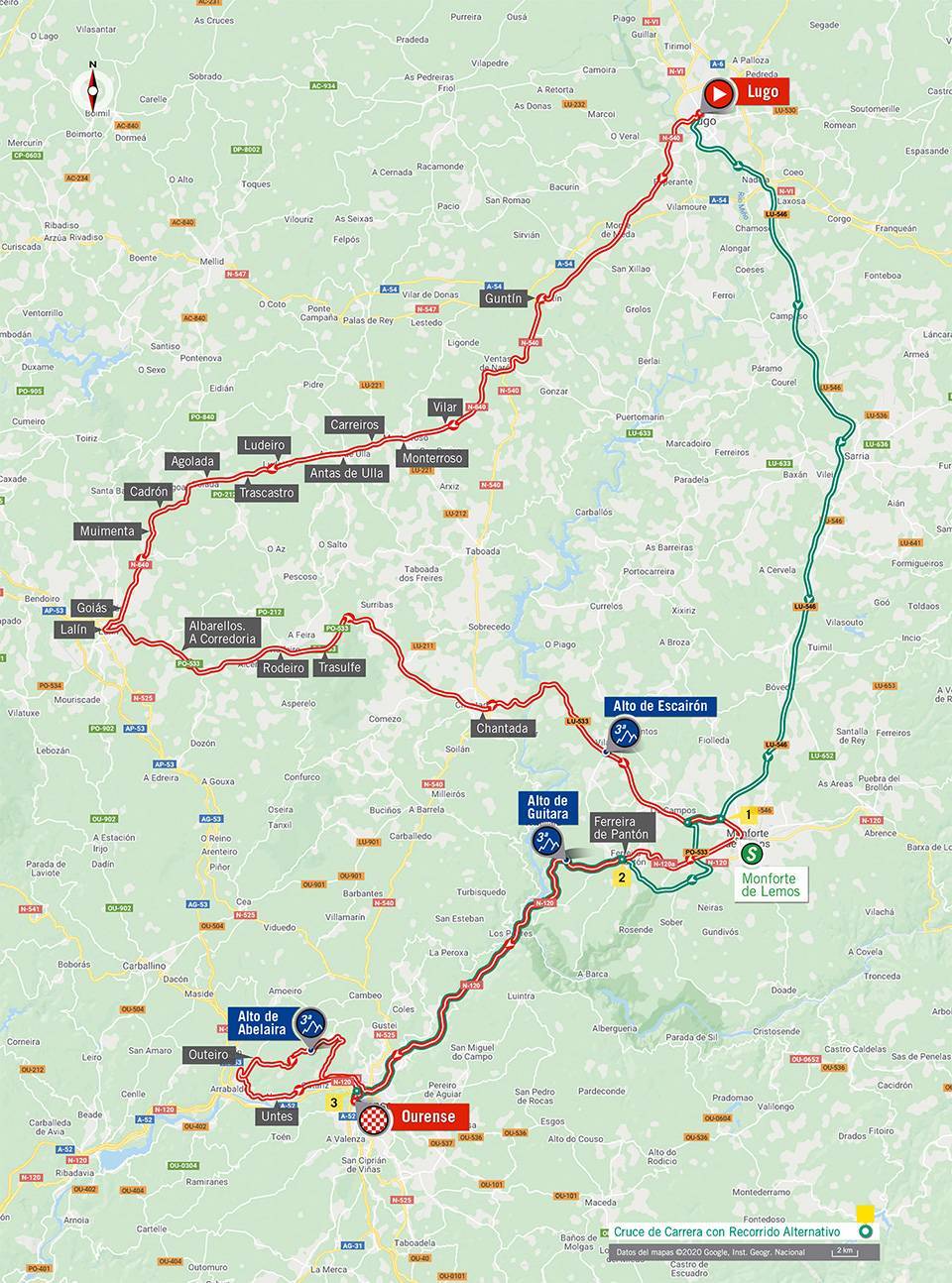 11月4日(水)第14ステージ ルーゴ〜オーレンセ 204.7km