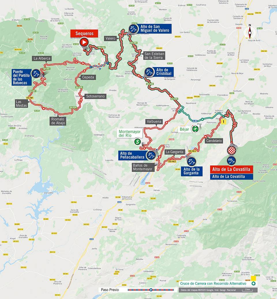 11月7日（土）第17ステージ　セケロス〜アルト・デ・ラ・コバティーリャ　178.2km