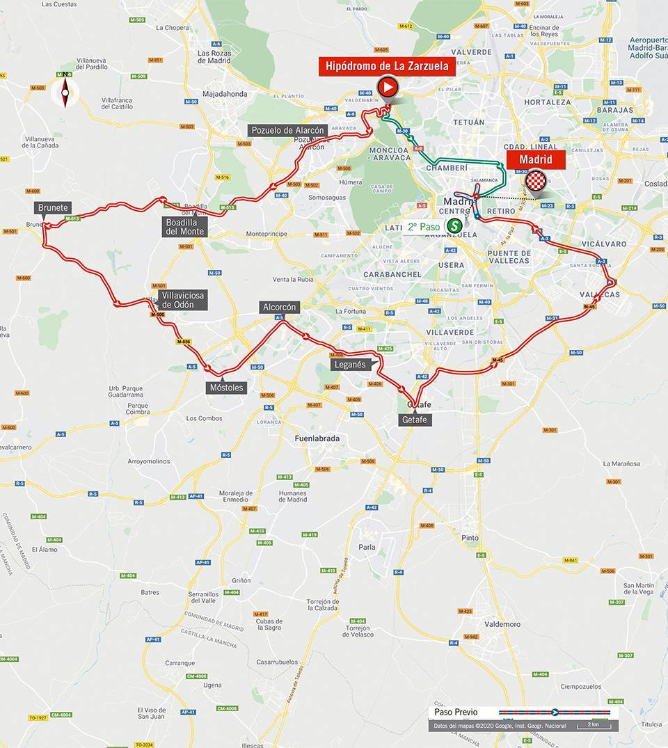 11月8日(日)第18ステージ サルスエラ競馬場〜マドリード 124.2km