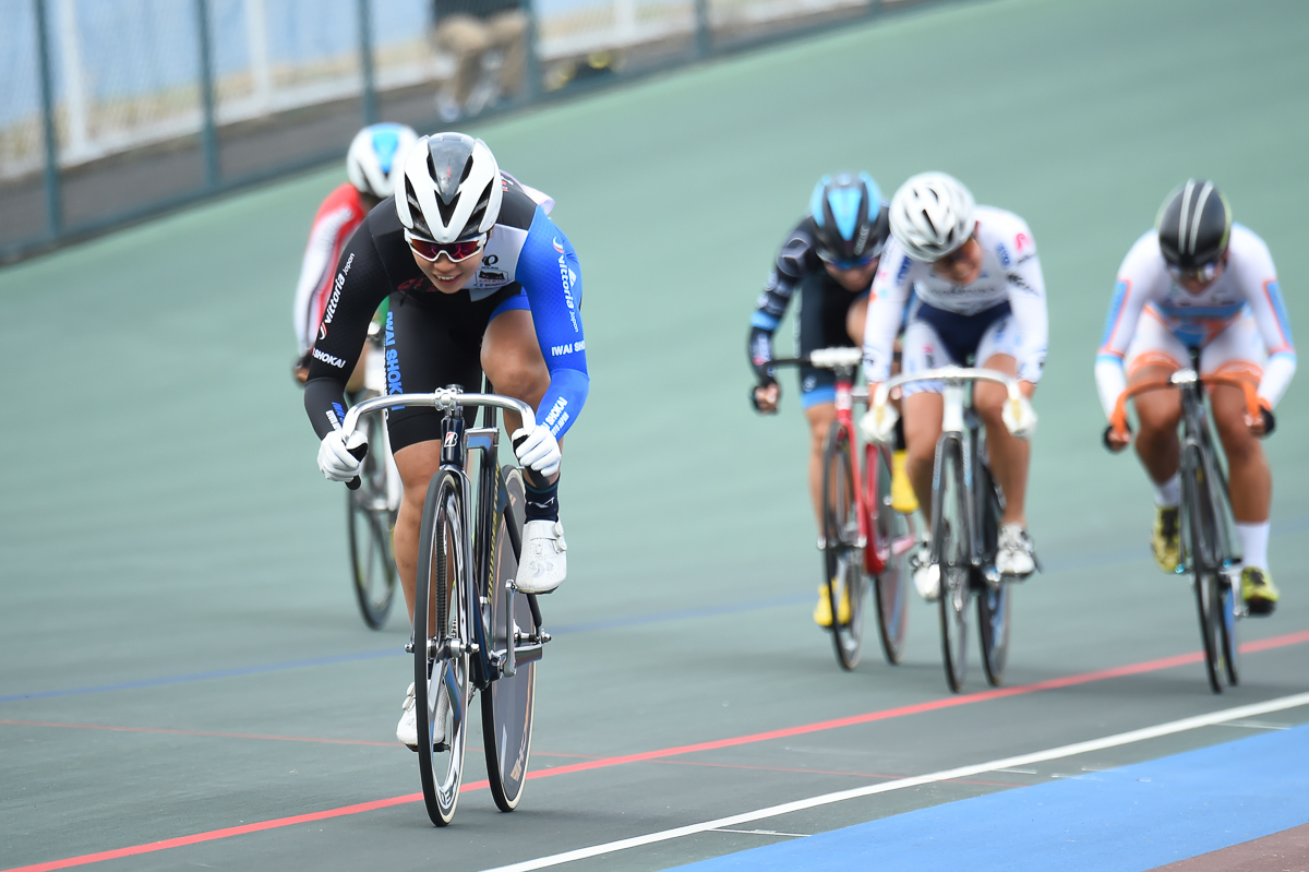 女子スクラッチ　中嶋里美（岩井商会レーシング）が優勝