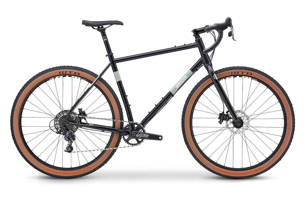 ブリーザー クロモリリジッドMTBのTHUNDERと前後スルーアクスル