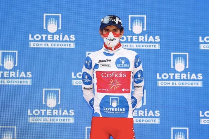 山岳ポイントを貯金したギヨーム・マルタン(フランス、コフィディス)