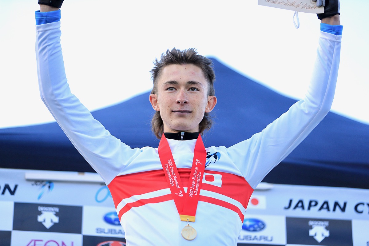 Men U23優勝の北林力 （Dream Seeker MTB Racing Team）