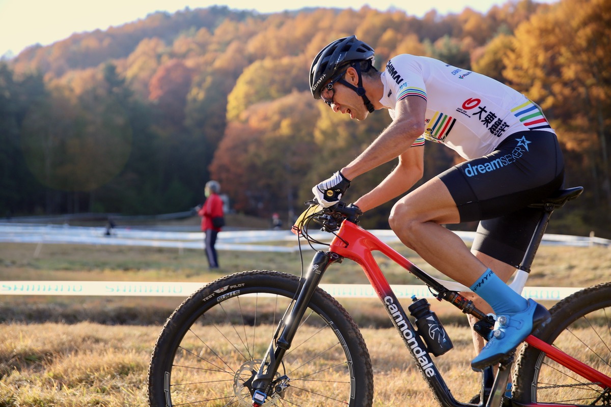 山本幸平（DREAM SEEKER MTB RACING TEAM）エリートで唯一15分台のラップタイムを崩さなかった