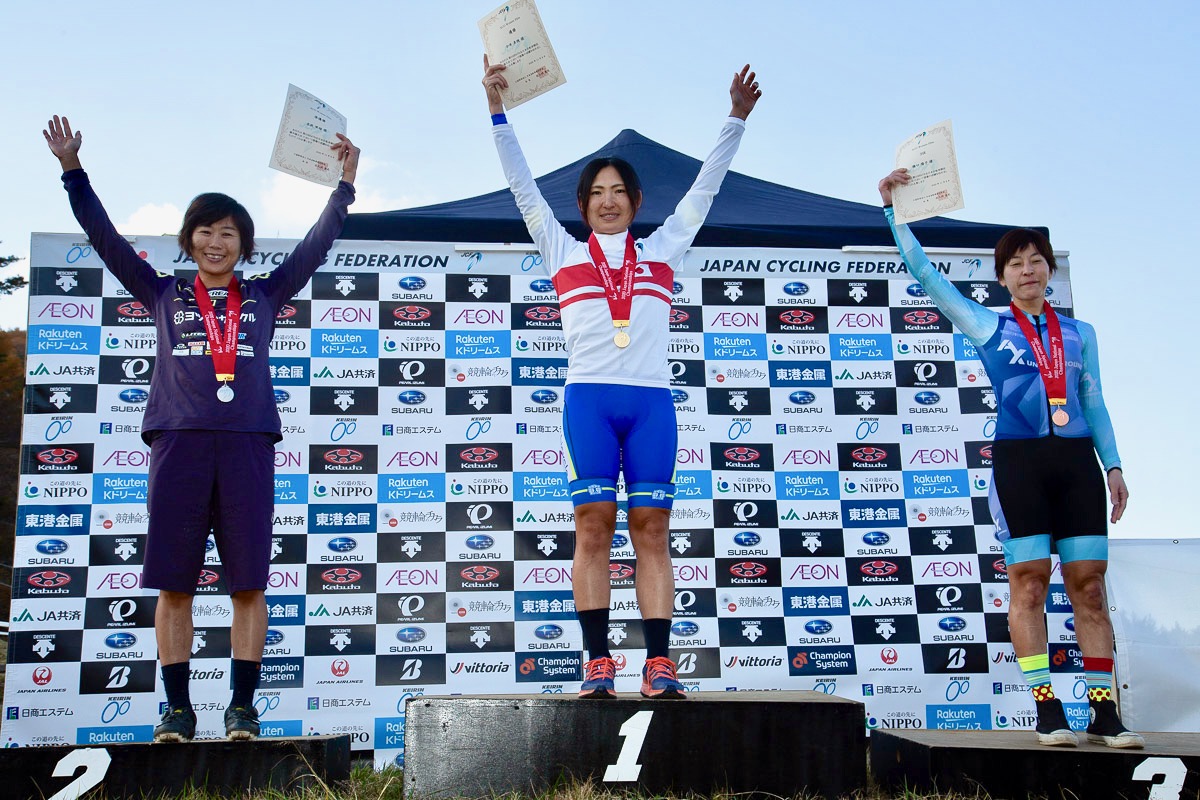 Women Elite  優勝した今井美穂（CO2bicycle）