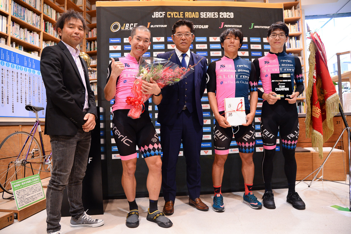 Jエリートツアー団体総合優勝 ALL OUT reric