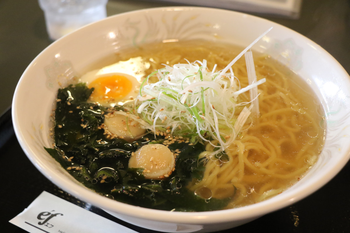 さっぱり味のホタテラーメンをいただきました！