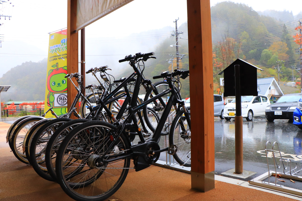 レンタサイクルも充実している。道の駅を起点に周辺をぷらり回っても楽しそうだ