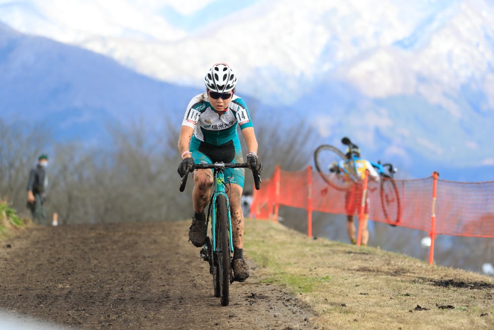 2020年のCX全日本選手権。信州大学として走り、U23ながら総合でも3位に入った小林あか里(信州大学)
