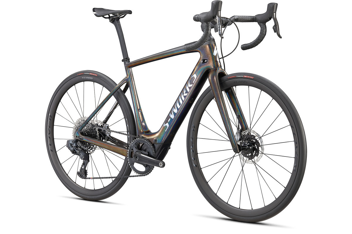 スペシャライズド S-WORKS CREO SL(ブラックティント-スペクトラフレア/サテンブラック/クローム)