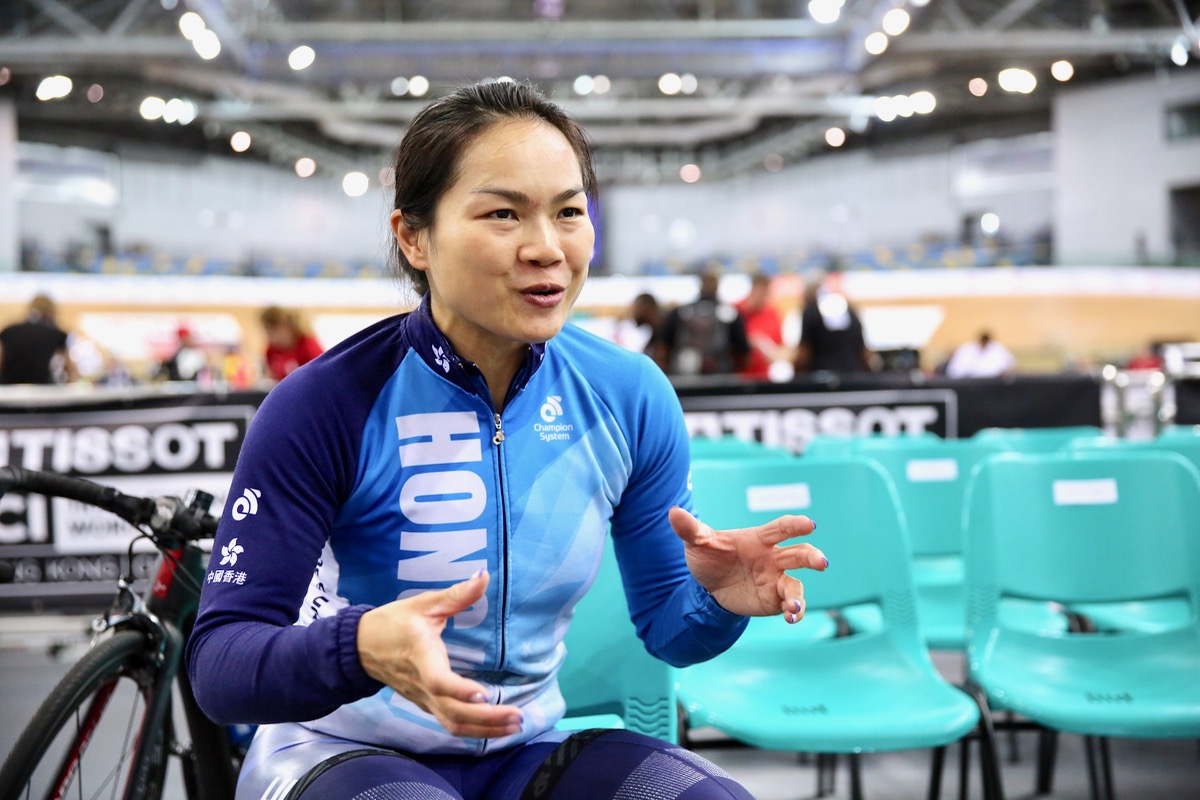リー・ワイジー:香港の全スポーツを代表する国民的トップ選手。短距離種目を得意とするアジアきってのスプリンターであり、昨年度スプリントとケイリン世界王者