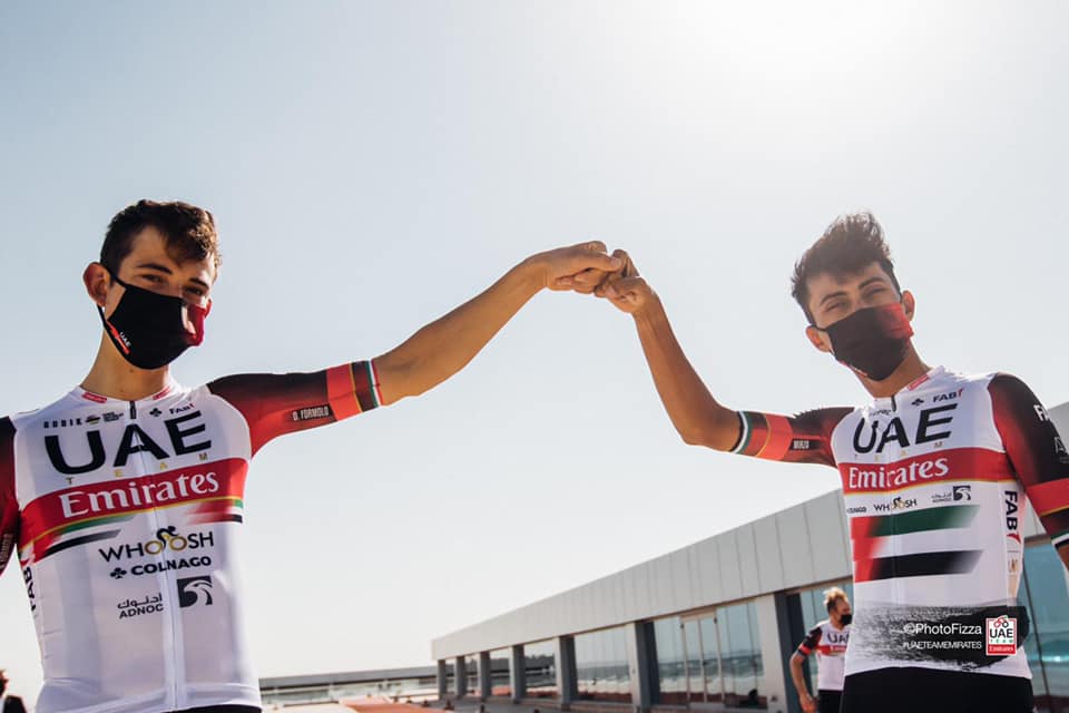 ダヴィデ・フォルモロ(イタリア)とヨウセフ・ミルザ(UAE)