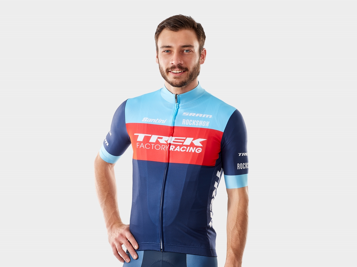 Santini Trek-Factory Racing Men’s XC Team Replica Cycling Jersey