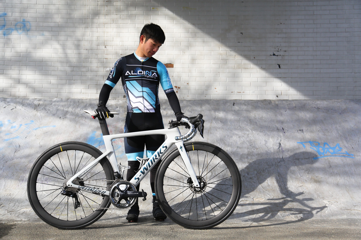 Festive500で500kmを一気に走りきった時にCOSMIC SLR45をチョイスした成毛千尋(アルディナサイクラリー)