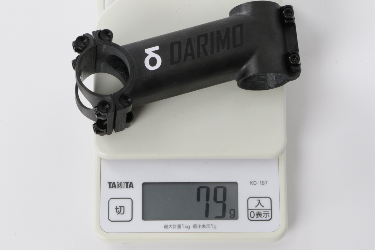 ダリモ iX4（100mm、6°）の重量は79g