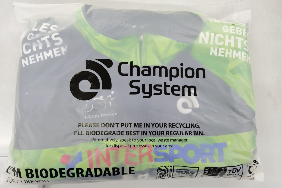 チャンピオンシステムジャパンが未来への取り組みとして梱包袋をエコフレンドリー素材へ切り替えを発表