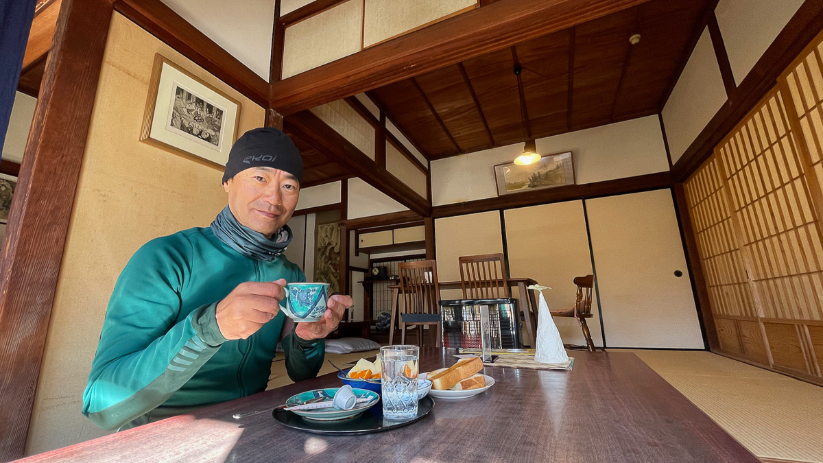 美味しいコーヒーをいただき、外が寒かったのでゆっくりくつろいだ